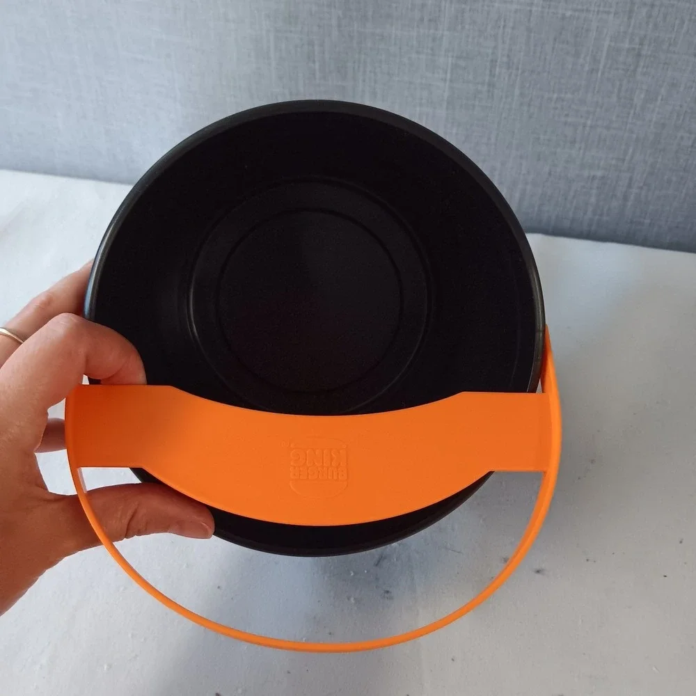 Burger King Halloween Bucket Trick or Treat Candy Pail Kids Orange Black 2025